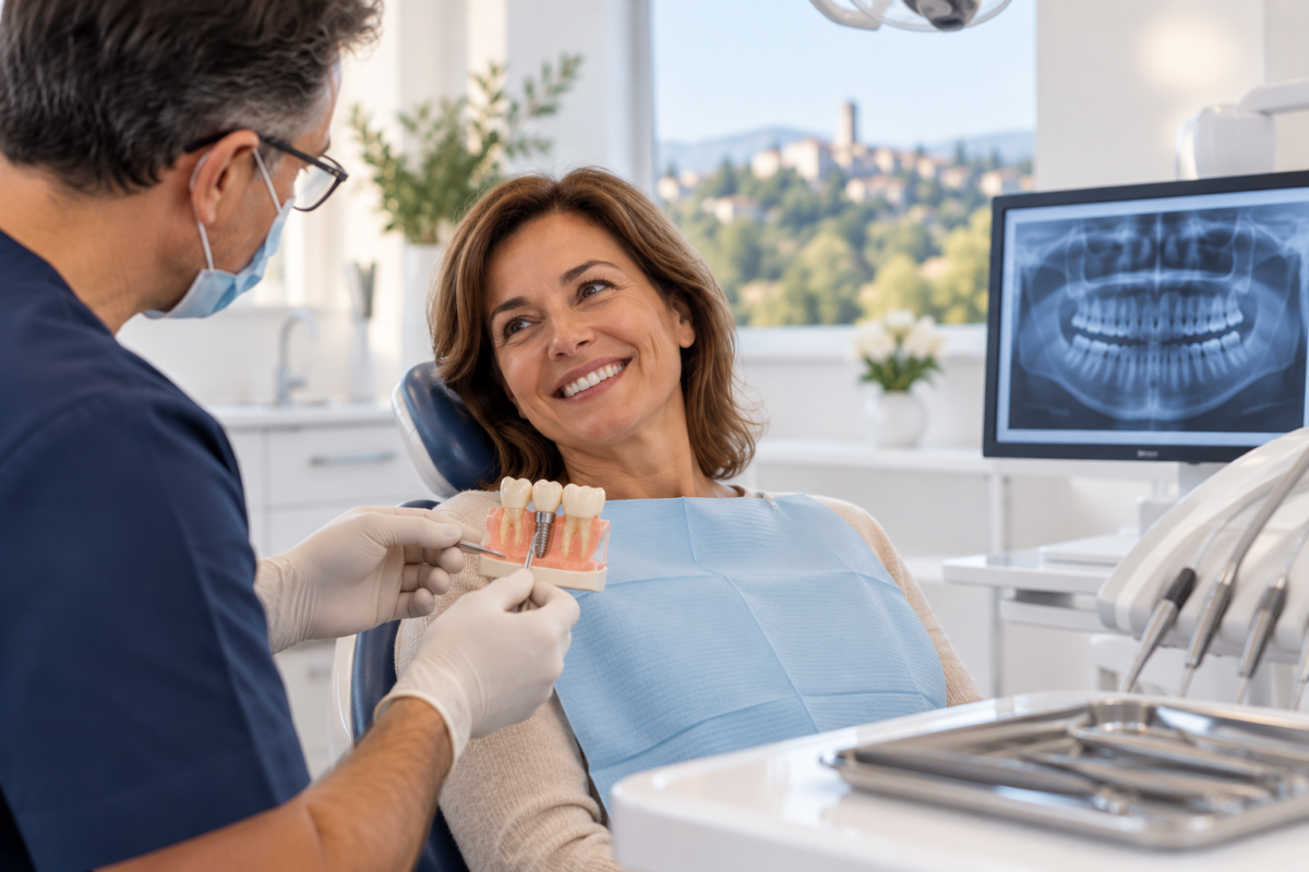 Consultation en implantologie pour la pose d’un implant dentaire près de Manosque