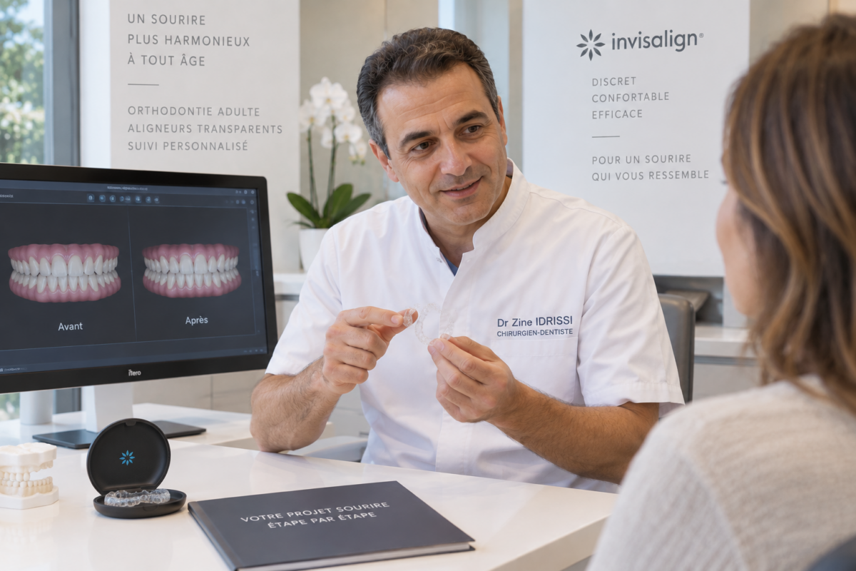 Orthodontie adulte Invisalign près d’Aubagne – Dr Zine IDRISSI